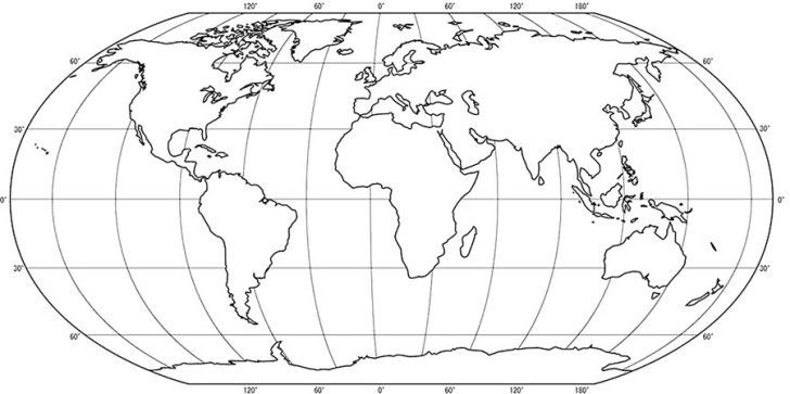 Розмальовка карта світу